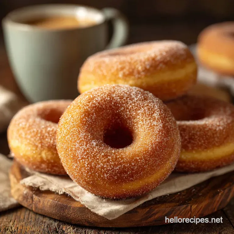 A Proper Cuppa Companion Baked Glutenfree Vanilla Bean Cake Donuts presentation