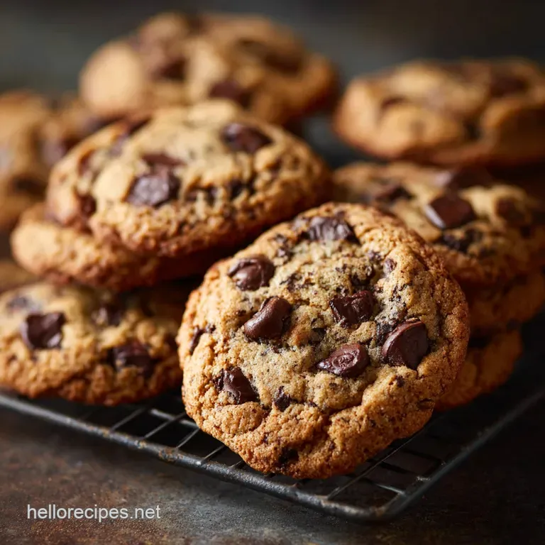 Gluten Free Chocolate Chip Cookies: the Cracking Brown Butter Recipe presentation