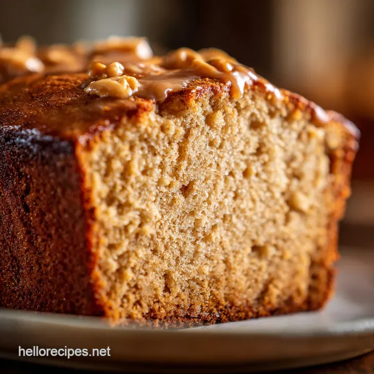 Gluten Free Peanut Butter Quick Bread: the Ultimate Super-Moist Loaf presentation