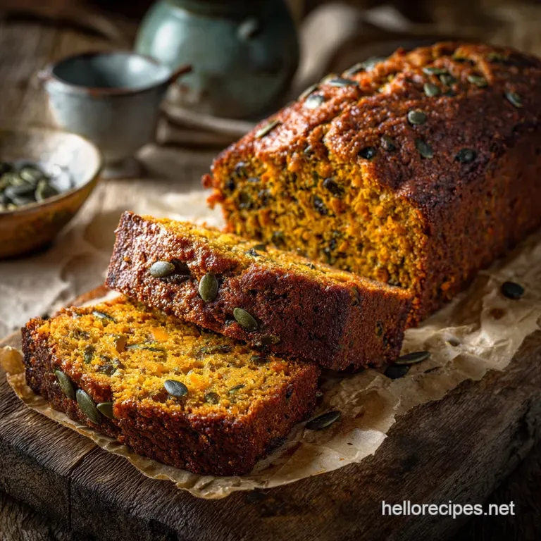 Gluten Free Pumpkin Recipes: Our Best Ever Maple-Glazed Spice Loaf presentation