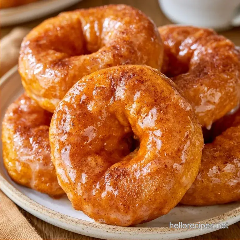 Guilt-Free Glazed Pumpkin Donuts