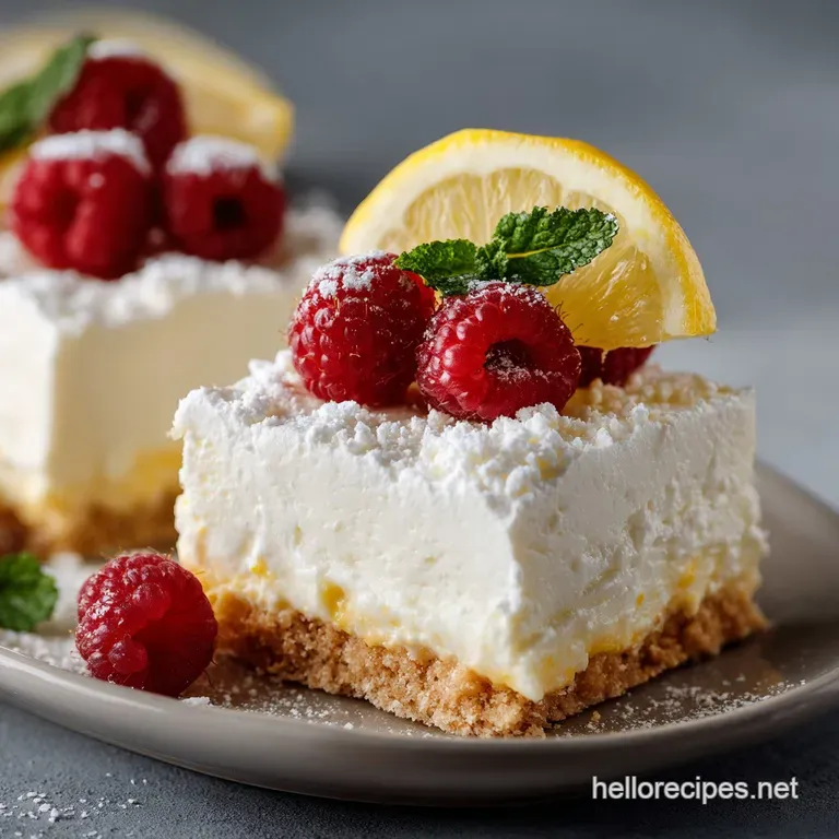Gluten Free Lemon Summer Recipes: The Golden Hour No-Bake Cheesecake Bars