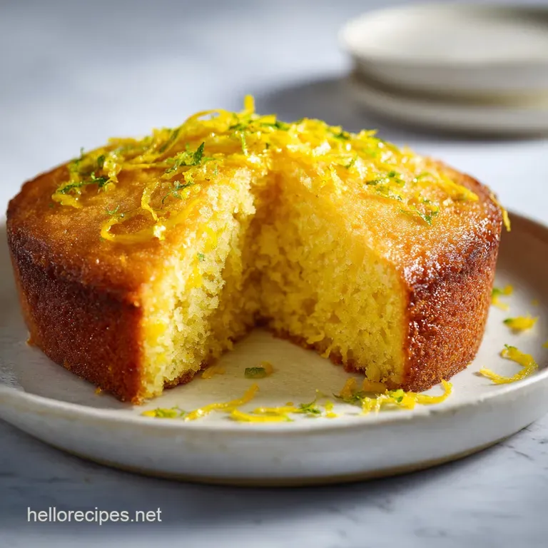 Lemon Yogurt Cake: Moist and Gluten Free