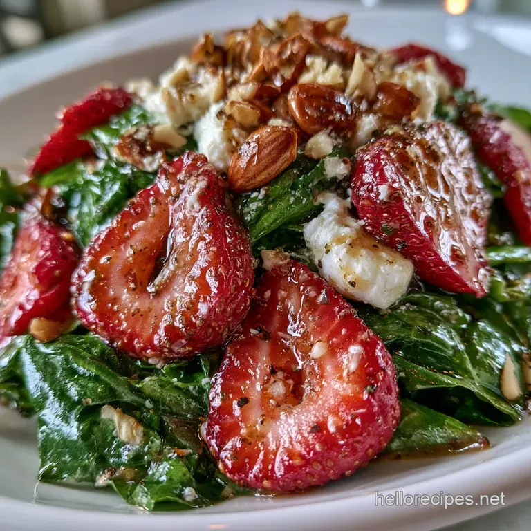 A shallow white bowl filled with vibrant greens, creamy white cheese crumbles, and a drizzle of golden vinaigrette.