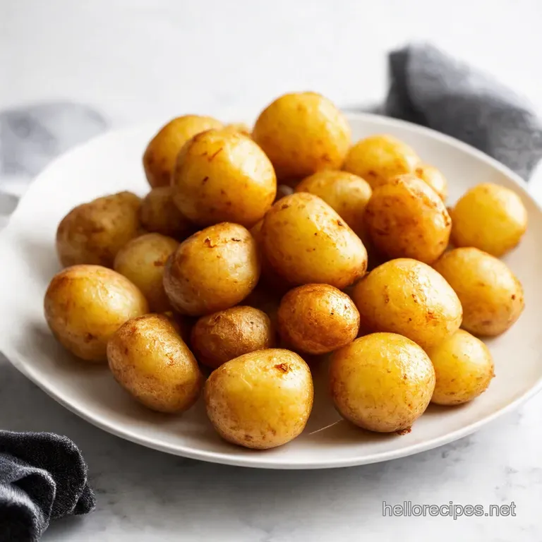 Golden Air Fryer Roasties Crispy Outside Fluffy Inside