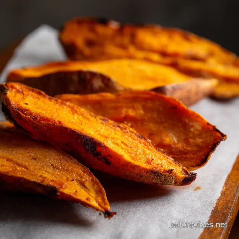 Golden Baked Sweet Potatoes Simple Perfection presentation