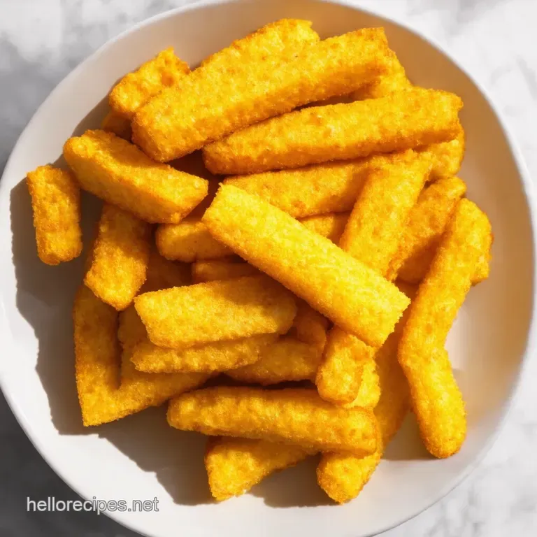 Golden Crispy Polenta Fries