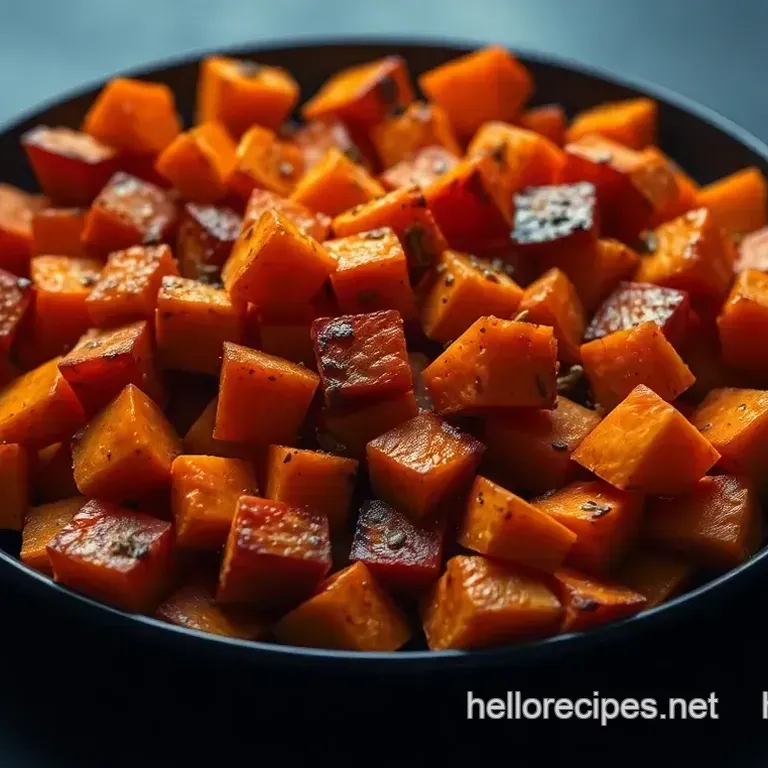 Golden Crispy Roasted Sweet Potatoes: A Delightful Side Dish