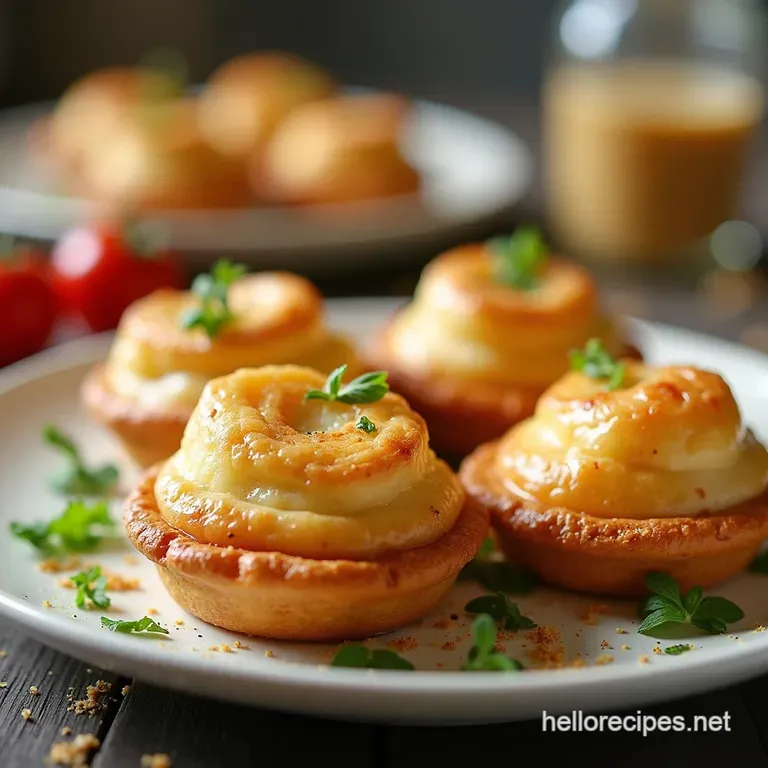 The Ultimate Golden Flake Party Platter Three Savory Puff Pastry Bites