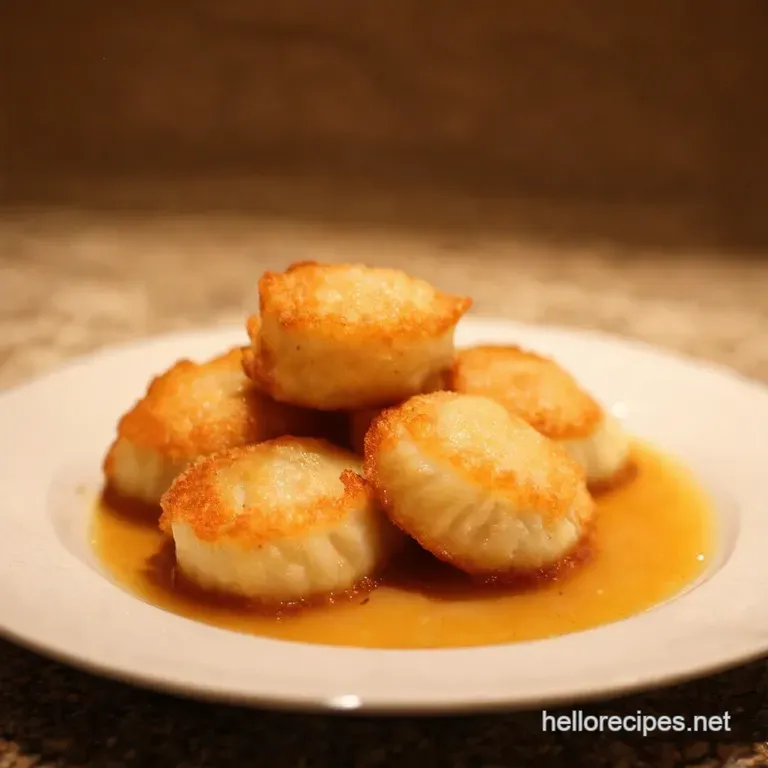 Goldenbottomed Goodness the Ultimate Panfried Dumplings presentation