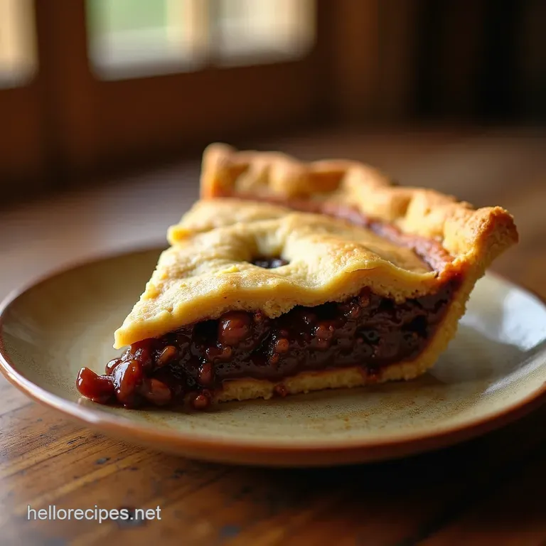 The Ultimate ForgetYourTroubles Chocolate Chip Pie presentation