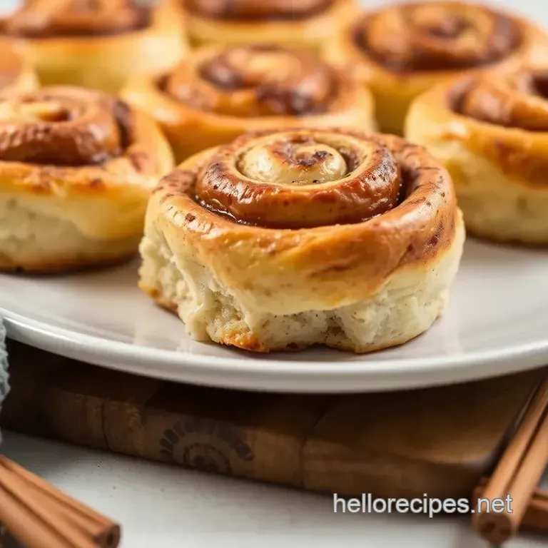 Grandma Betty s Famous Homemade Cinnamon Rolls presentation