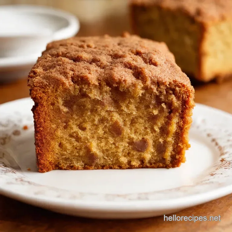 Grandma Bettys Best Ever Cinnamon Coffee Cake presentation