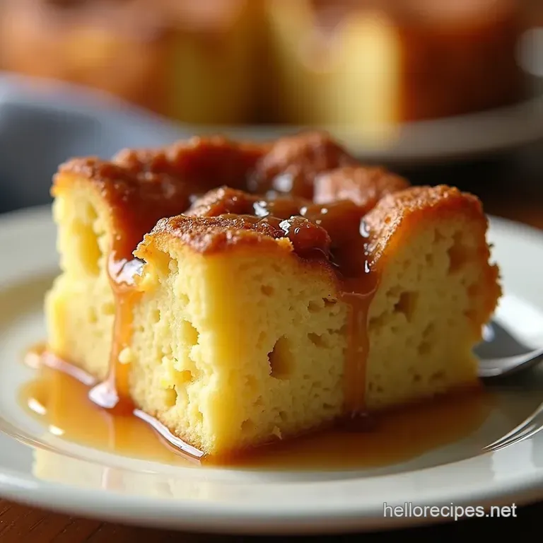 Grandmas Classic Bread Pudding Made Easy presentation