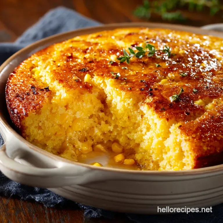 Grandmas Corn Pudding Casserole: The Ultra-Creamy Sunday Lunch Treat