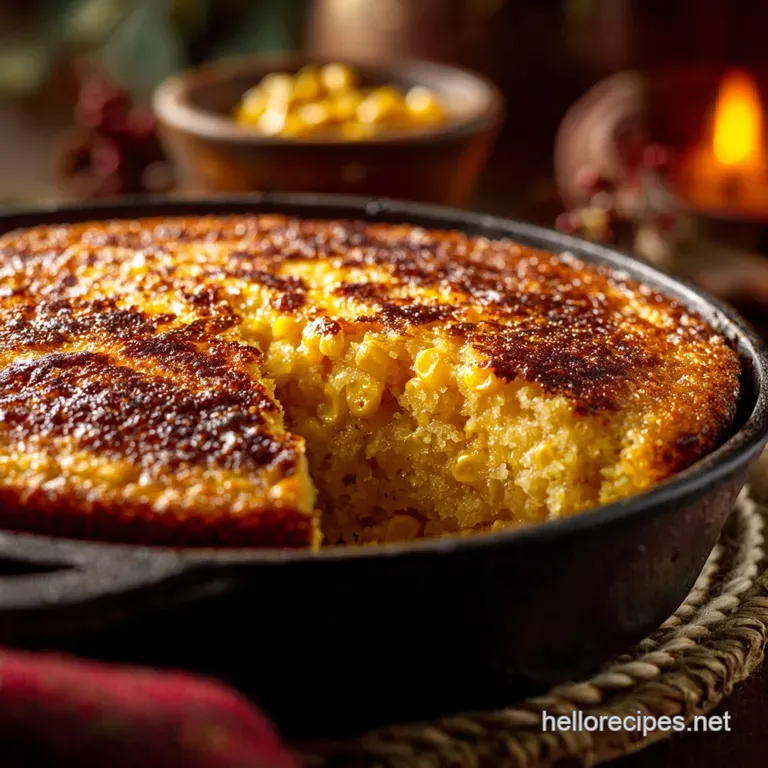 Grandmothers Corn Pudding: the Queen Mum of Creamy Old Fashioned Sides presentation
