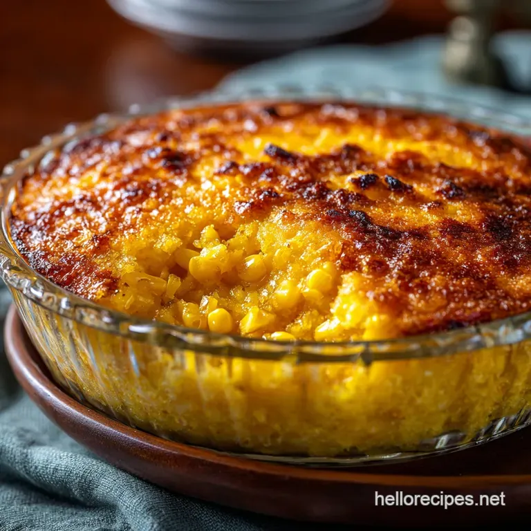 Grandmothers Corn Pudding: The Queen Mum of Creamy Old Fashioned Sides