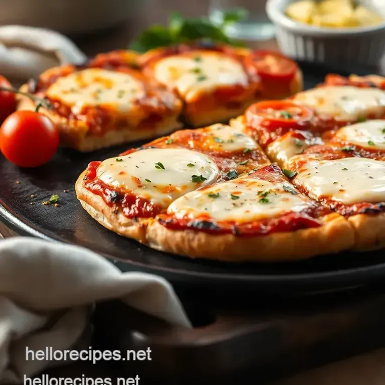 Grill Mozzarella Pizza Grilled Cheese presentation