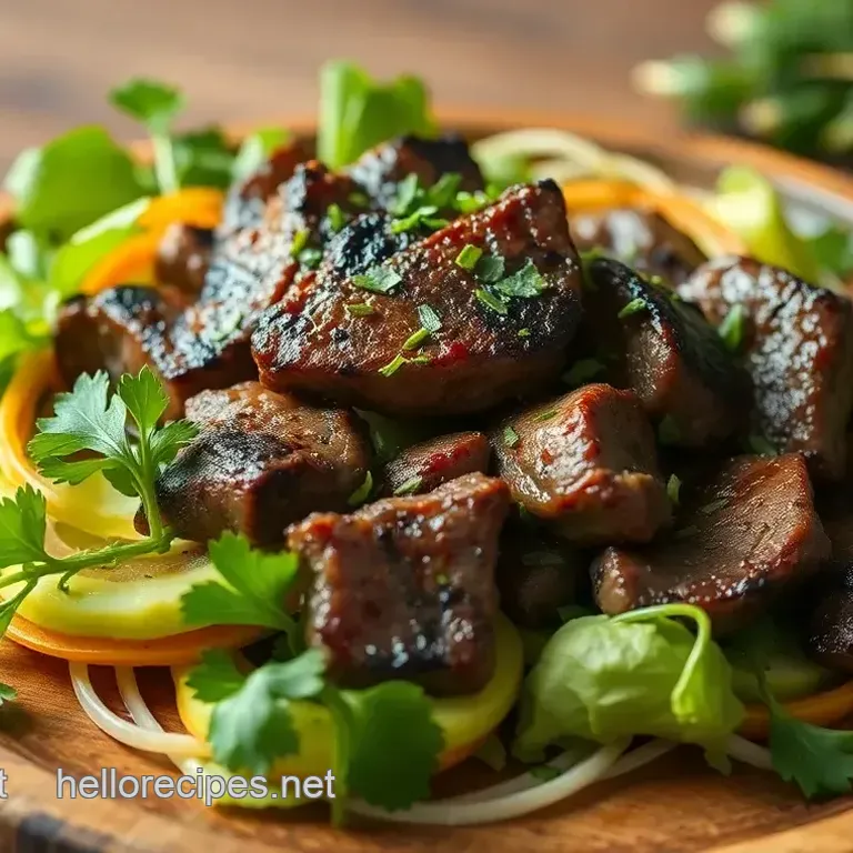 Grilled Beef Salad with Fresh Herbs
