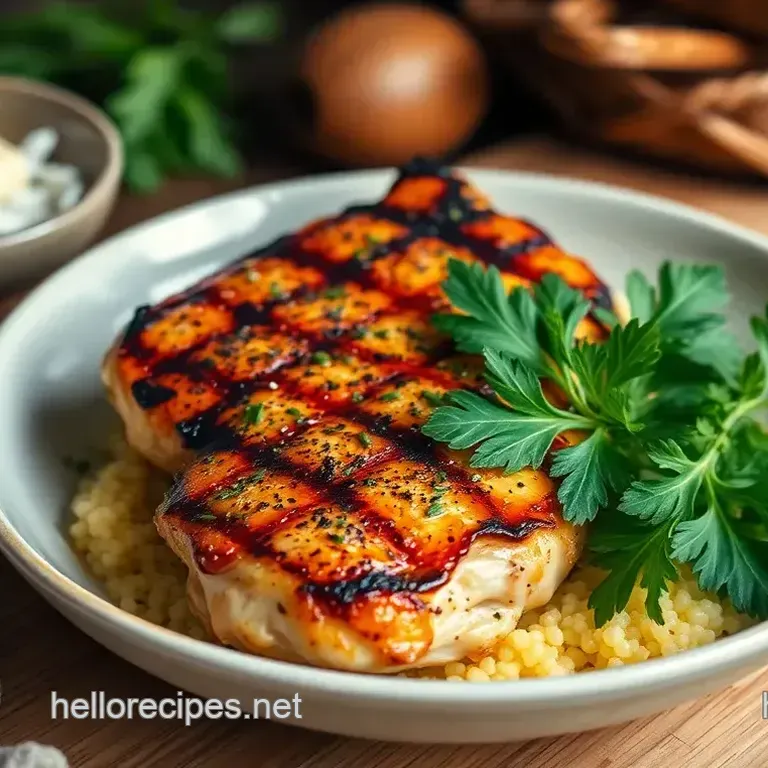 Grilled Chicken with Fresh Herbs - 30 Mins