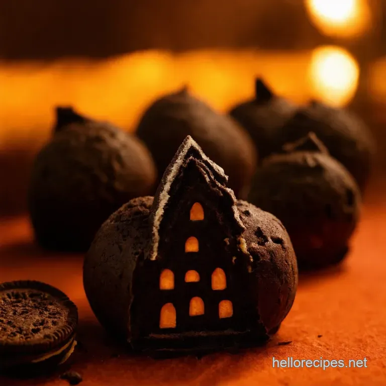 Haunted Mansion Oreo Truffles presentation