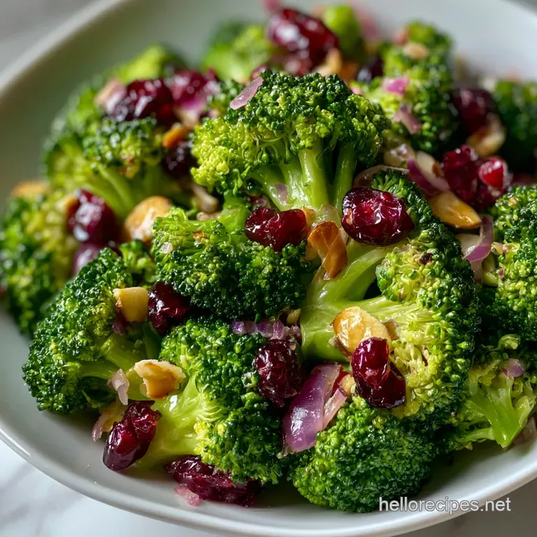 Colorful mix of green broccoli, sliced red onions, and orange carrots served in a white ceramic bowl with a side fork.