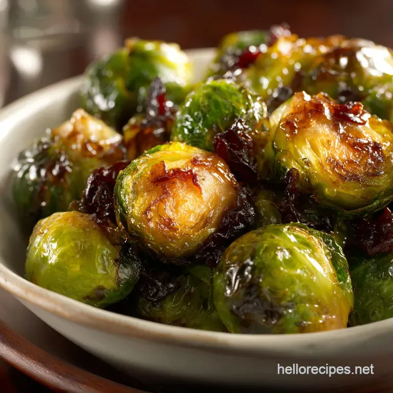 Maplechipotle Roasted Brussels Sprouts Butternut Squash presentation