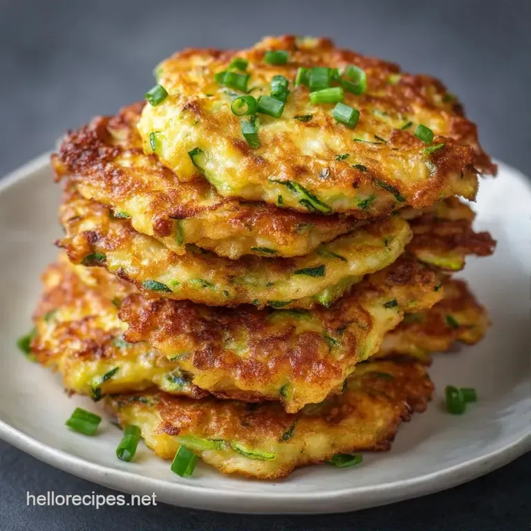 Three golden vegetable patties arranged on a white platter with lemon wedges and a sprinkle of fresh green parsley.