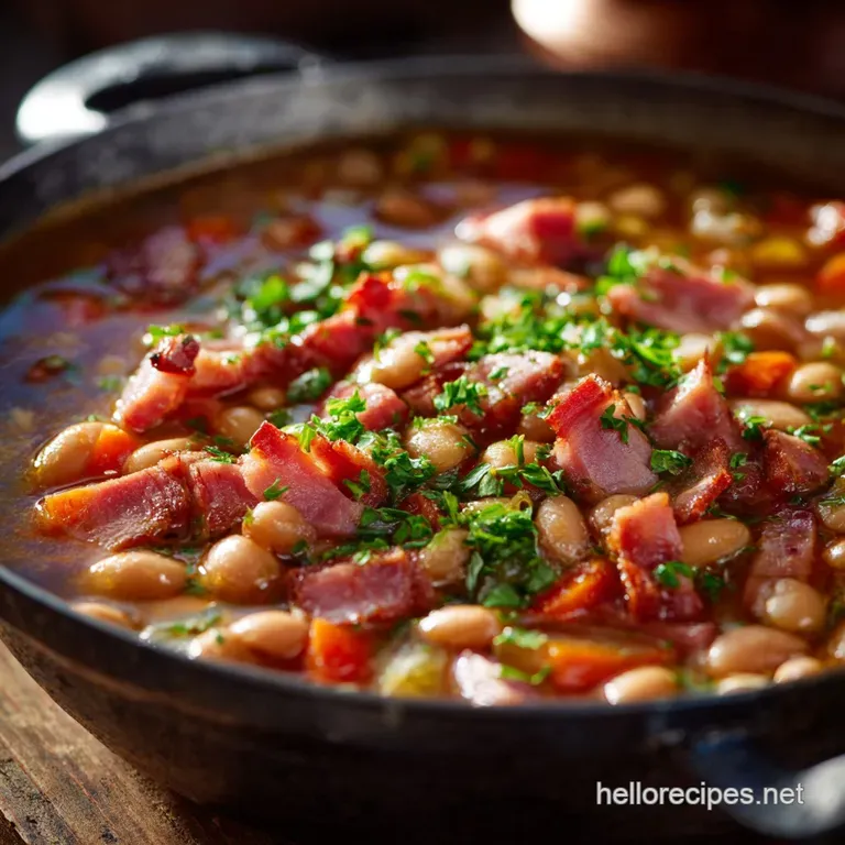 15 Bean Soup with Ham Hocks: the Ultimate Hearty Classic presentation