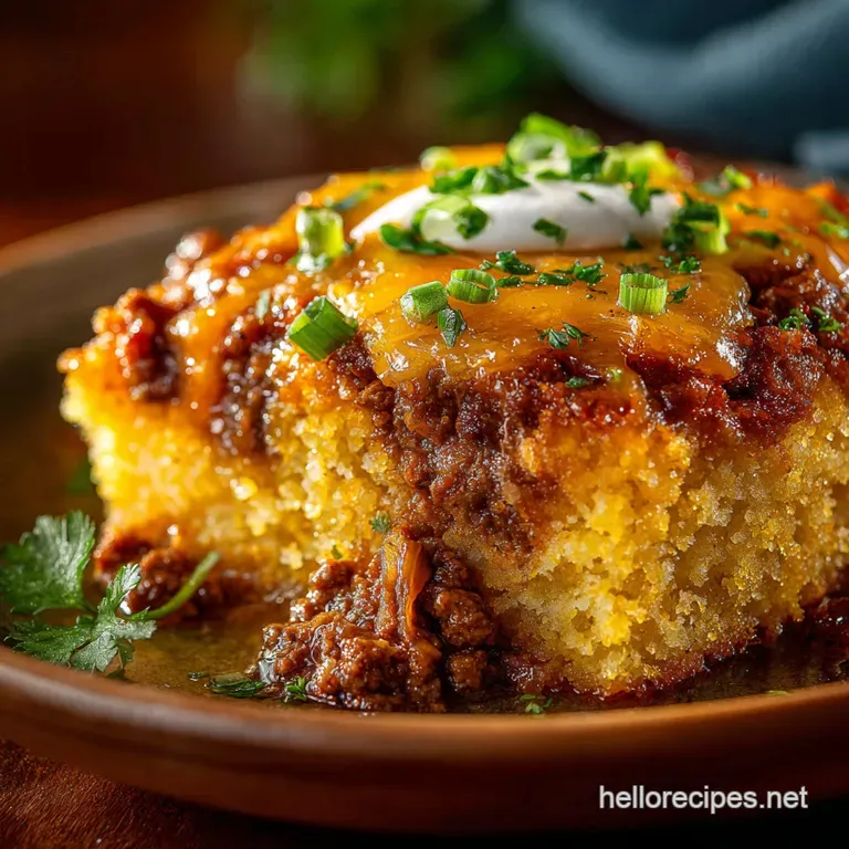 Cornbread Casserole: Ultimate Cheesy Beef Sweet Corn Supper