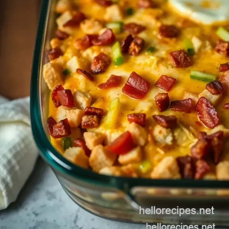 Hearty Breakfast Casserole: a Wholesome Start to Your Day presentation