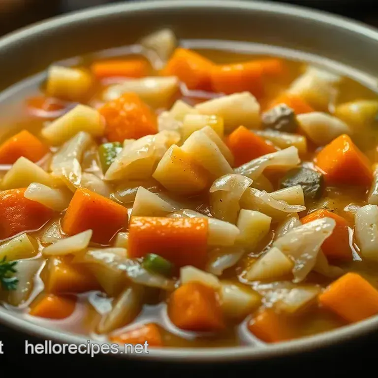 Comforting cabbage in soup recipe: Grandma s Secret! Hearty Cabbage Soup: A Bowlful of Comfort