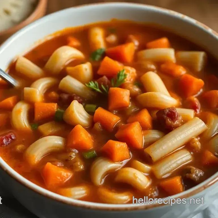 Hearty Pasta Fagioli Soup: A Classic Italian Comfort Dish