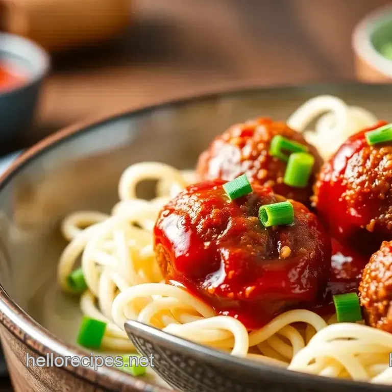 Hellofresh Firecracker Meatballs