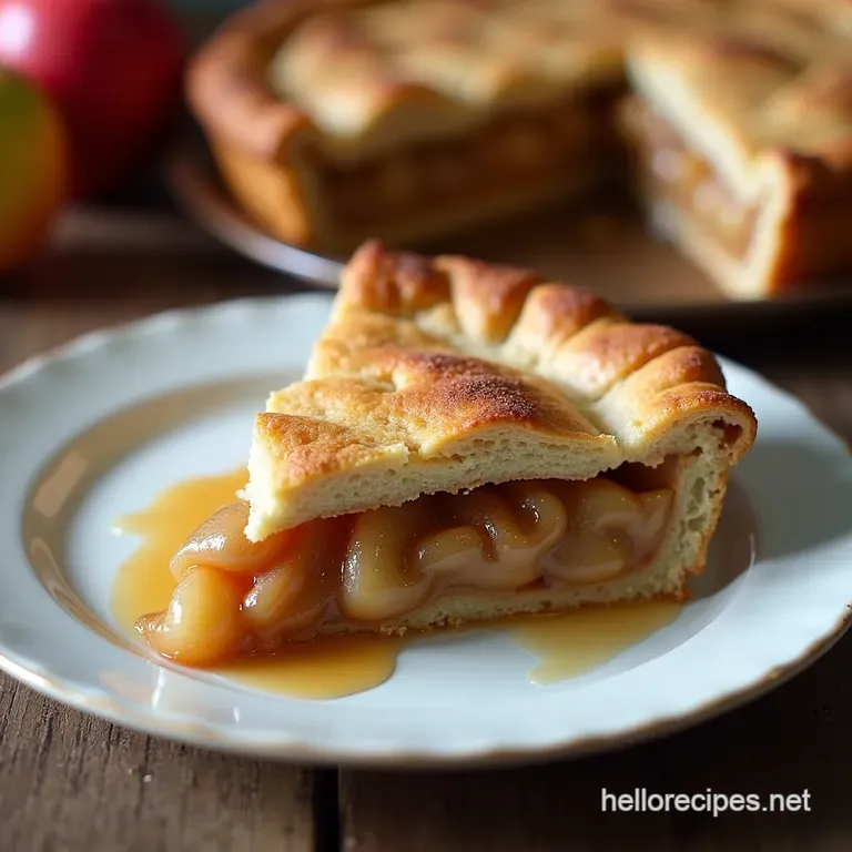The Heritage Apple Pie Perfectly Spiced Filling Beneath a Crumbly AllButter Crust