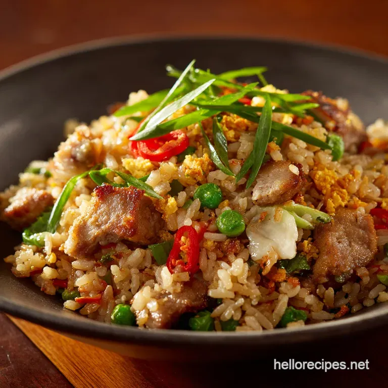 Pork Fried Rice (Takeaway King): High-Heat Non-Greasy Flavour-Packed