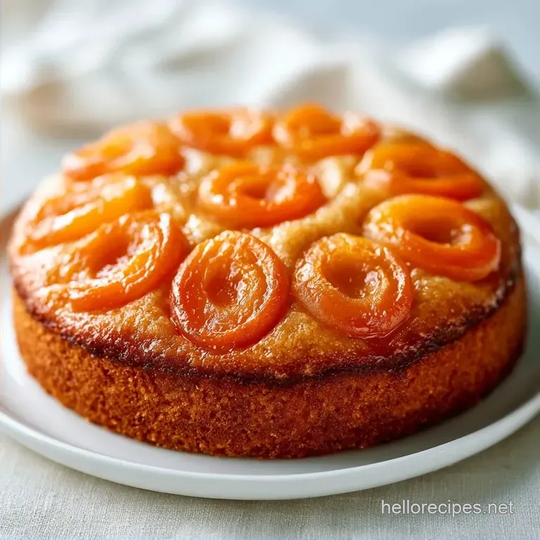 Apricot Torte with Nutty Crumb