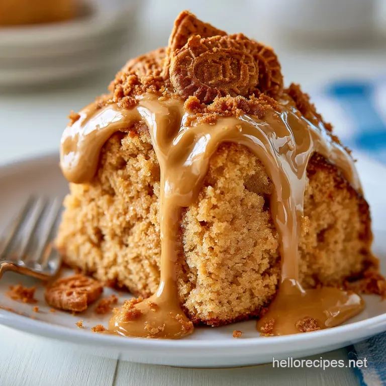 Biscoff Cookie Butter Cake: Fluffy and Rich