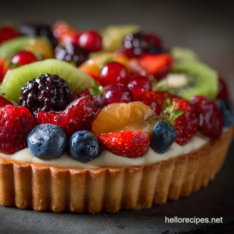 Homemade Fruit Tart: the Classic P&acirc;tisserie Recipe for Home Cooks presentation