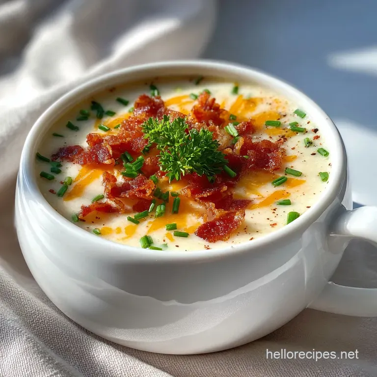 The Best Homemade Loaded Potato Soup