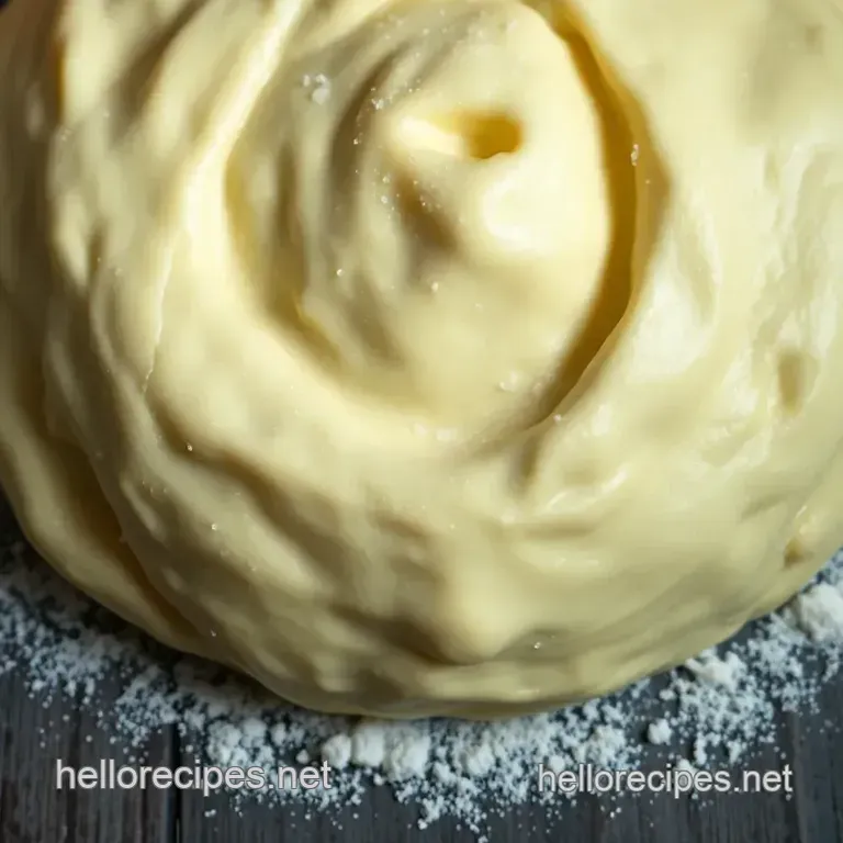 Homemade Pasta Dough presentation