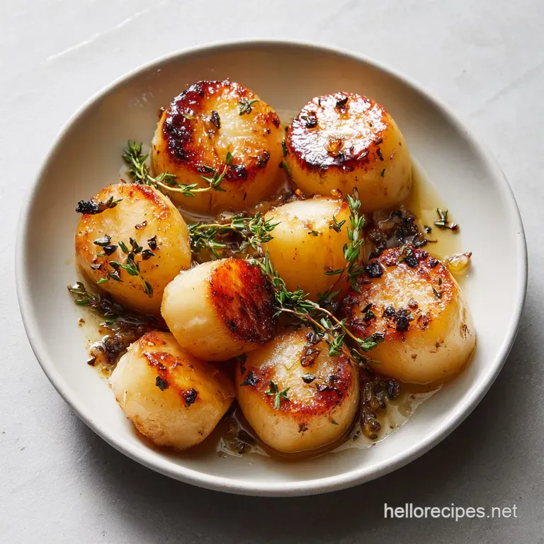 Cooked Turnips: Honey Glazed Roasted Turnips