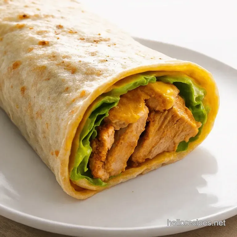 Honey Mustard Chicken Wraps Your Weekday Lunch Sorted