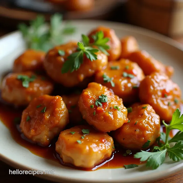 Hot Honey Chicken Sticky Spicy Addictive presentation