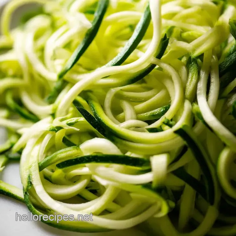 How to Make Zucchini Noodles presentation
