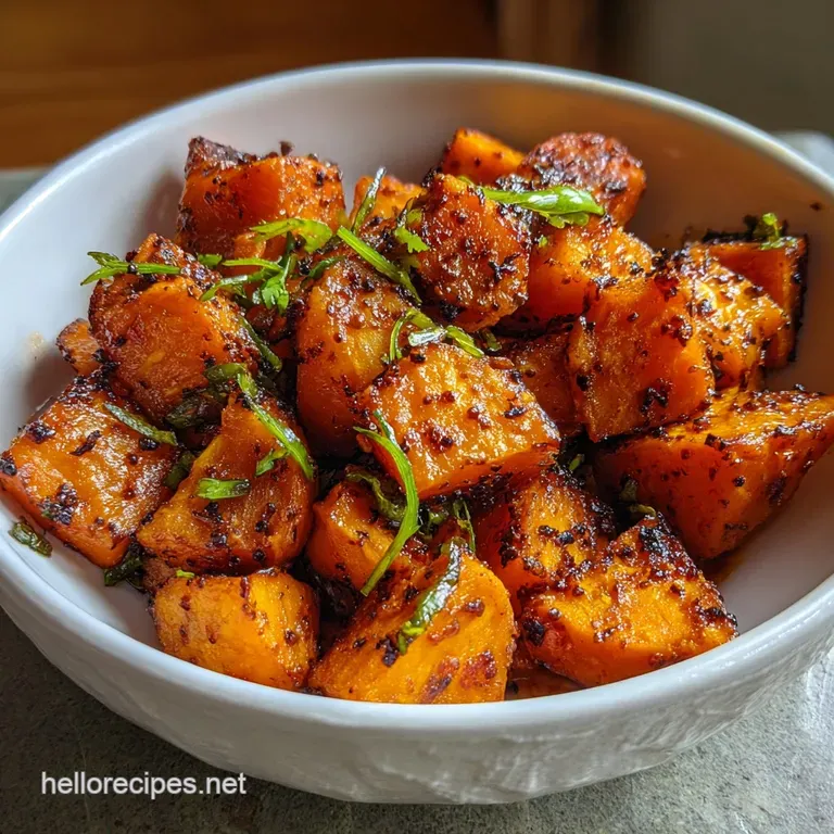 Indian Sweet Potato Recipe with Spices