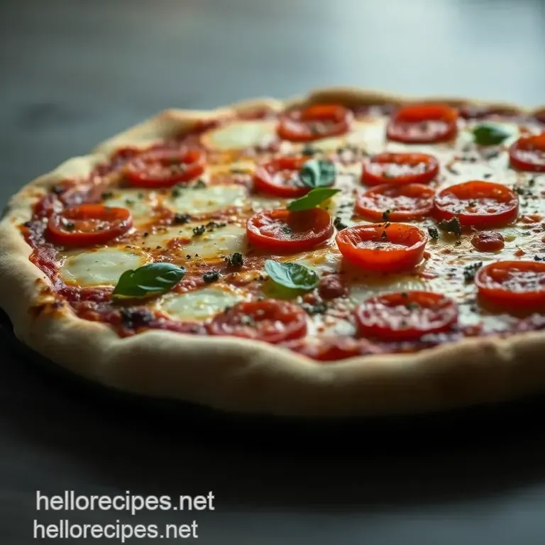 Irresistible Homemade Pan Pizza presentation