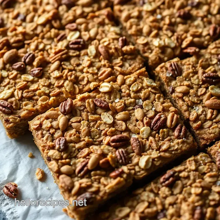 Irresistibly Chewy Homemade Granola Bars presentation