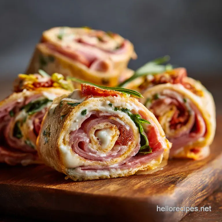 Italian Sub Sandwich RollUps: The Ultimate No-Bake Party Appetizer