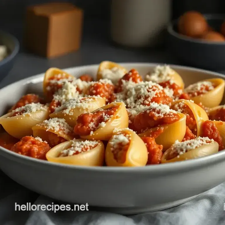 Jumbo Shells Stuffed with Creamy Ricotta